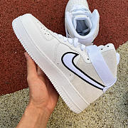 Nike Air Force 1 High White Vast Grey Black AO2442-100 - 3