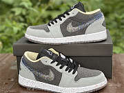 Air Jordan 1 Low SE Crater Black Grey DM4657-001 - 3