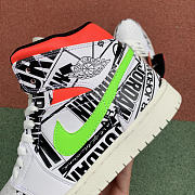 Air Jordan 1 Mid All Over Logos 554724-119 - 3