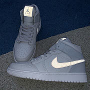 Air Jordan 1 Mid Light Bone 852542-003 - 3