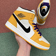 Air Jordan 1 Mid SE Lakers 852542-700 - 1