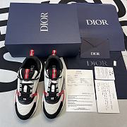 Dior B22 Low Top 'White Red' 3SN231YRK H065 - 3