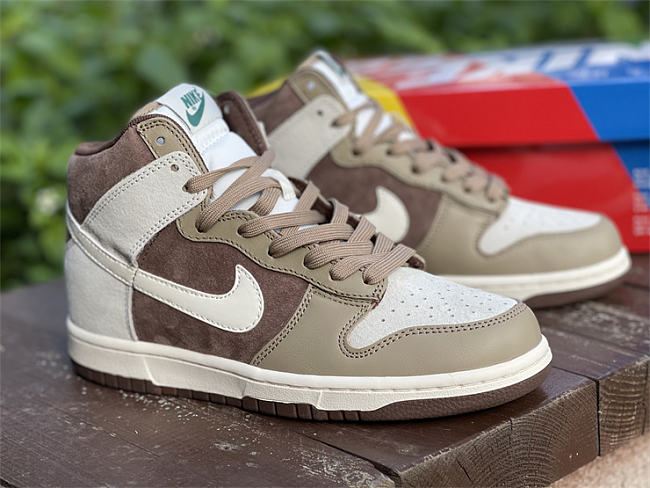 Nike Dunk High Light Chocolate DH5348-100 - 1