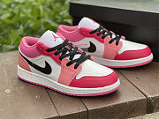 Air Jordan 1 Low Pink Red (GS) 553560-162 - 1