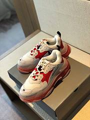 Balenciaga Triple S Clear Sole White Red 544351 W09OH 6506 - 5