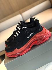 Balenciaga Triple S Black Red Sole 536737W2FZ11060 - 2