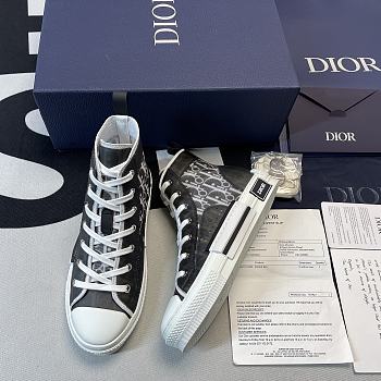 Dior B23 High Black White Oblique 3SH118YJP_H961