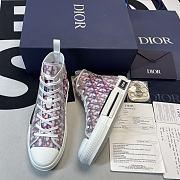 Dior B23 High Top Red Blue Oblique 3SH118YTG_H563 - 1