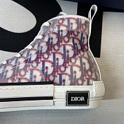 Dior B23 High Top Red Blue Oblique 3SH118YTG_H563 - 2