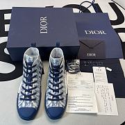 Dior B23 High Top Blue Oblique 3SH118YNT_H565 - 6