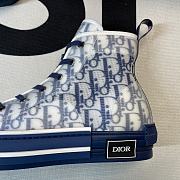 Dior B23 High Top Blue Oblique 3SH118YNT_H565 - 4