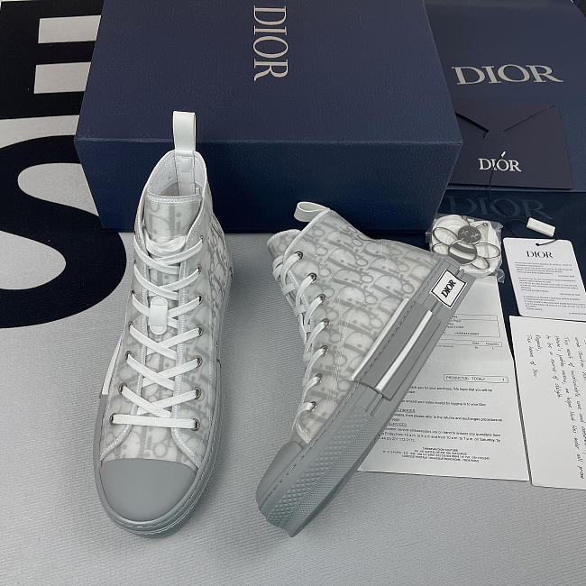 Dior B23 High Grey Oblique 3SH118YNT_H068  - 1