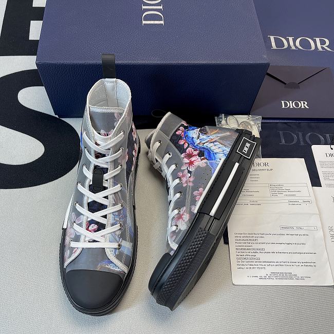 Dior B23 High Canvas Sorayama Dinosaur Navy 3SH118YQC_H563 - 1