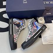 Dior B23 High Canvas Sorayama Dinosaur Navy 3SH118YQC_H563 - 2