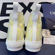 Dior B23 High Top White Yellow Oblique 3SH118YNT H160 - 6