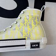 Dior B23 High Top White Yellow Oblique 3SH118YNT H160 - 5