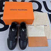 Louis Vuitton LV Trainer Black Wool 1A9AFM - 4