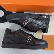 Louis Vuitton LV Trainer Black Wool 1A9AFM - 3