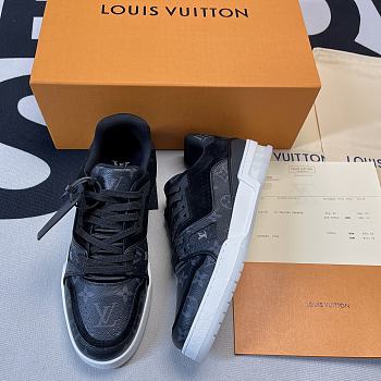 Louis Vuitton Trainer Black Monogram 1A8PUA