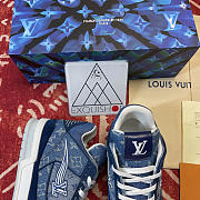 Louis Vuitton Trainer Monogram Denim 1A8MG3 - 4