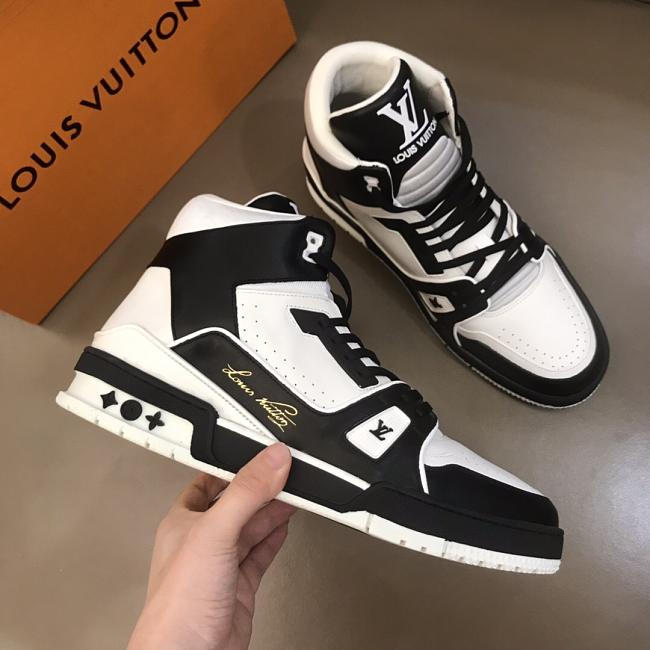 Louis Vuitton Trainer Black White 1A5QCL - 1