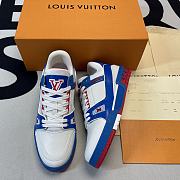 Louis Vuitton Trainer Red White Blue 1A8ZT0 - 1