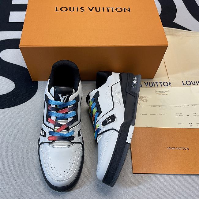 Louis Vuitton LV Trainer Black White 1A9ADA - 1