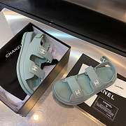 Dad Sandals Mint Green Rubber Sandals - 2