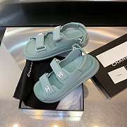 Dad Sandals Mint Green Rubber Sandals - 3