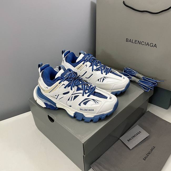 Balenciaga Track Worn Out White Blue (W) 542436W1GC49050 - 1