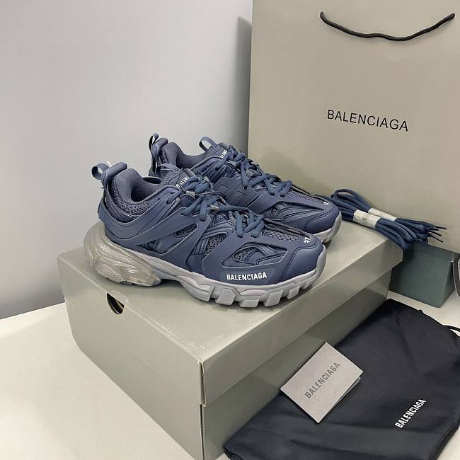 Balenciaga Track Clear Sole Navy Grey 647742W3BM21213 - 1