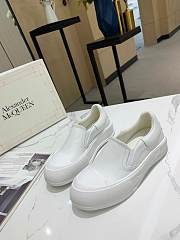 Alexander McQueen Deck Skate Plimsoll Lace-Up White (W) 654594W4MV79000 - 6