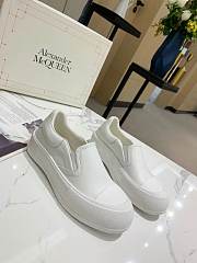 Alexander McQueen Deck Skate Plimsoll Lace-Up White (W) 654594W4MV79000 - 3