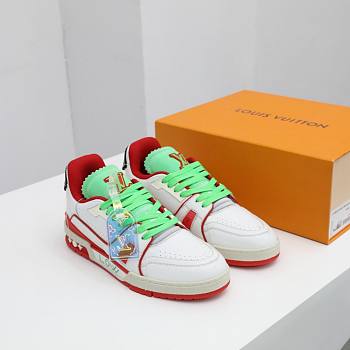 Louis Vuitton Trainer Neon Red MS0241