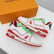 Louis Vuitton Trainer Neon Red MS0241 - 4