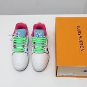 Louis Vuitton Trainer Neon Blue MS0251 - 4