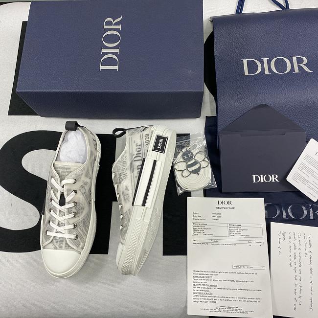 Dior B23 Low Top Daniel Asham Newspaper 3SN249YUO_H069 - 1