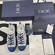 Dior B23 Low Top Blue Oblique 3SN249YNT_H565 - 6