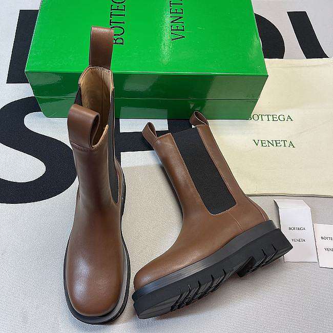 Bottega Veneta Boots BVBT Leather Brown - 1