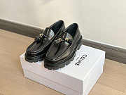 CELINE MARGARET LOAFER WITH TASSELS IN POLISHED BULL BLACK - 6