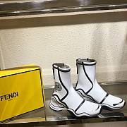 Fendi x Joshua Vides Leather High Tops White (W) 8E8032AC7PF1BOD - 2