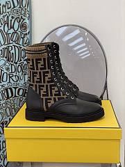 ROCKOKO Black leather biker boots with stretch fabric 8T6780A8C7F0PMM - 1