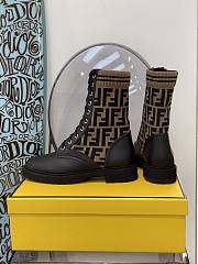 ROCKOKO Black leather biker boots with stretch fabric 8T6780A8C7F0PMM - 5