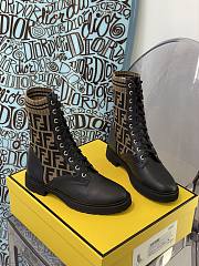 ROCKOKO Black leather biker boots with stretch fabric 8T6780A8C7F0PMM - 2