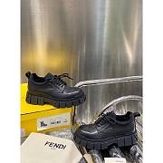 FENDI FORCE Black leather lace-ups 8L8186AD74F0ABB - 3