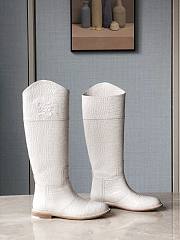 KARLIGRAPHY White leather boots 8W8173AGDWF0H0L - 4