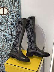 ROCKOKO Black leather ankle boots with stretch fabric 8W6789A3GXF1D0I - 1