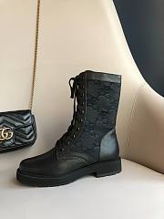 SIGNATURE Black leather biker boots 8T8213AGEJF1OS5 - 3