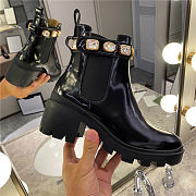 Gucci Trip Bootie with Jewels - 1