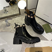 Gucci Trip Bootie with Jewels - 6